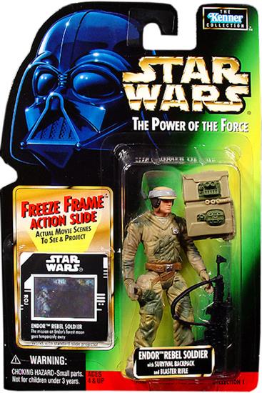 Endor Rebel Soldier with survival backpack and blaster rifle .00, col. 1
