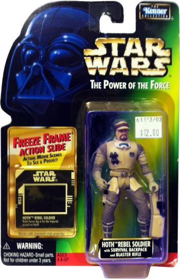 Hoth Rebel Soldier with survival backpack and blaster rifle .02, col. 1