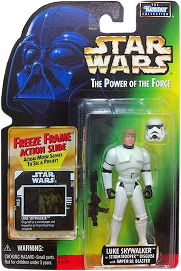 Luke Skywalker in Stormtrooper disguise with Imperial blaster .03, col. 1