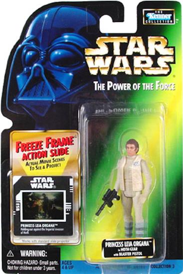 Princess Leia Organa in Hoth gear with blaster pistol .00, col. 3