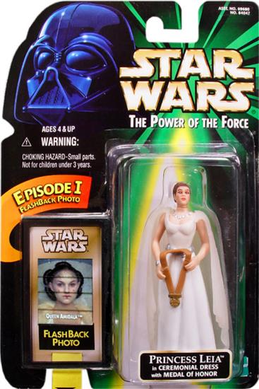 Princess Leia in cerimonial dress with medal of honor .00, Queen Amidala w/o make-up on FB
