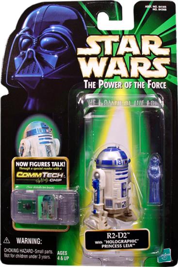 R2-D2 with holographic Princess Leia .0000, half-moon foot pegs