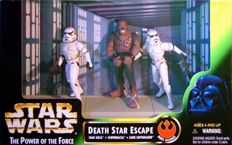 Death Star Escape; Han and Luke in Stormtrooper Disguises, and Chewbacca .00