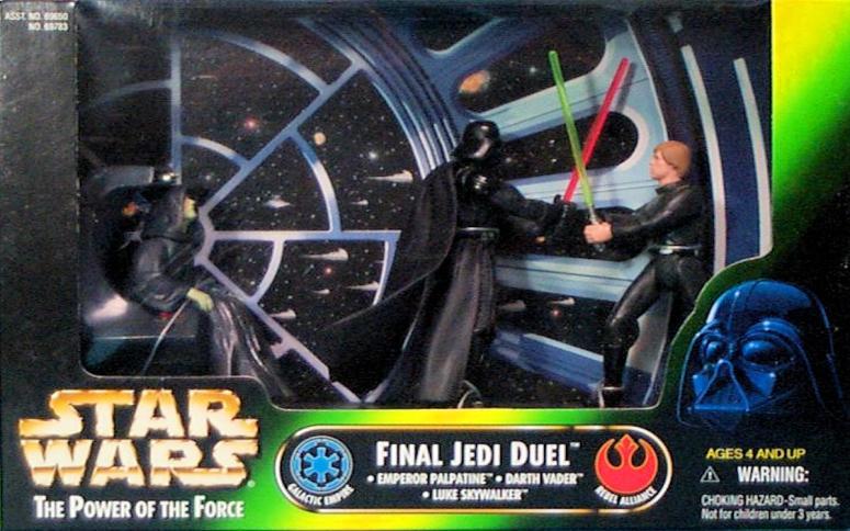 Final Jedi Duel; Emperor Palpatine, Luke Skywalker, Darth Vader .00