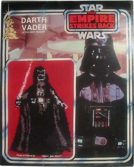 Darth Vader rug, 20''x27'' (full figure)
