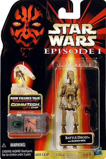 Battle Droid with blaster rifle (Dirty)