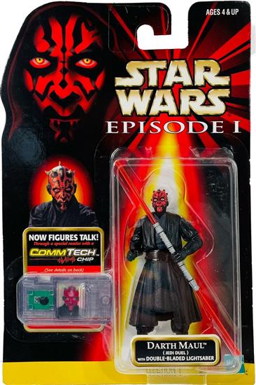 Darth Maul Jedi Duel with double-bladed lightsaber .00, col. 1, original sculpt