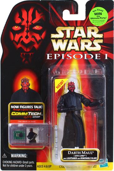 Darth Maul Sith Lord with lightsaber with removable blade