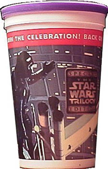 Luke and Darth Vader on Bespin gantry, 16oz.