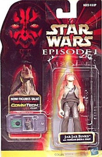 Jar Jar Binks with Gungan battle staff .0100, col. 1