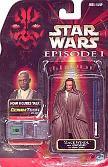Mace Windu with lightsaber and Jedi cloak