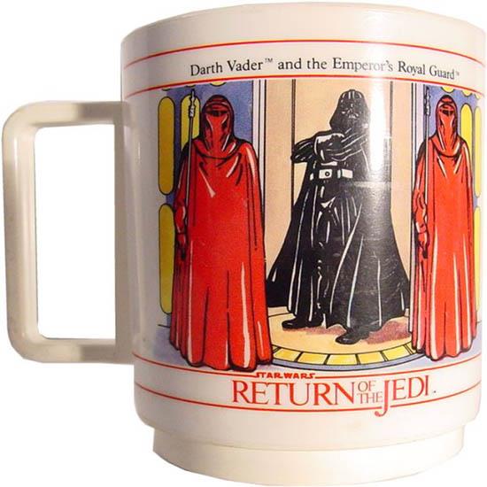 Darth Vader, Emperor's Royal Guard, Luke Skywalker and Yoda