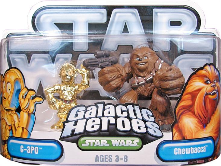C-3PO and Chewbacca