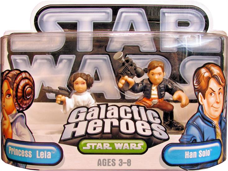 Princess Leia and Han Solo