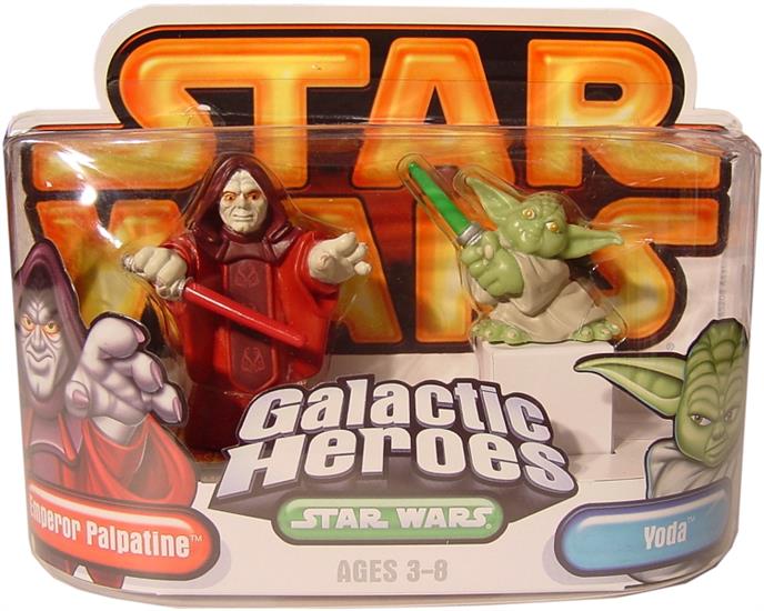 Emperor Palpatine and Yoda