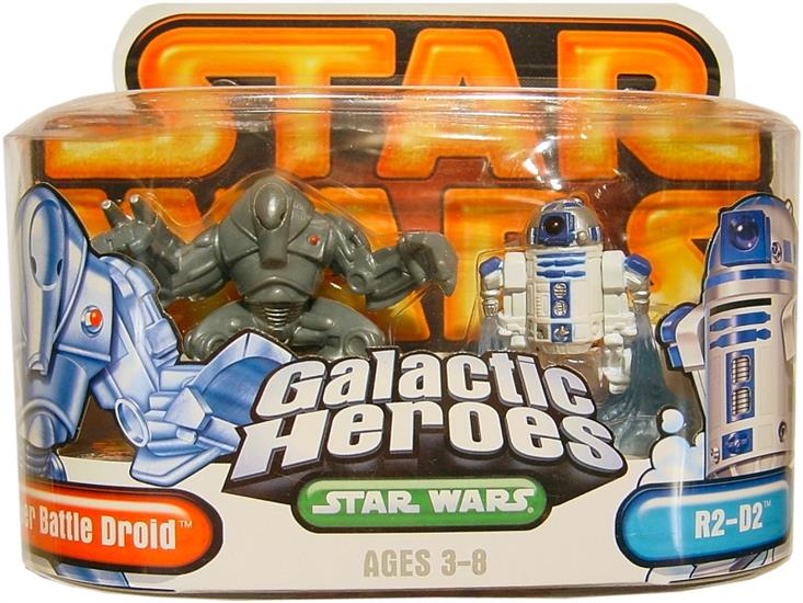 Super Battle Droid and R2-D2
