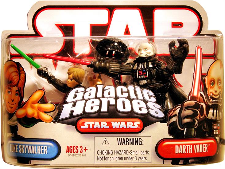 Luke Skywalker and Darth Vader