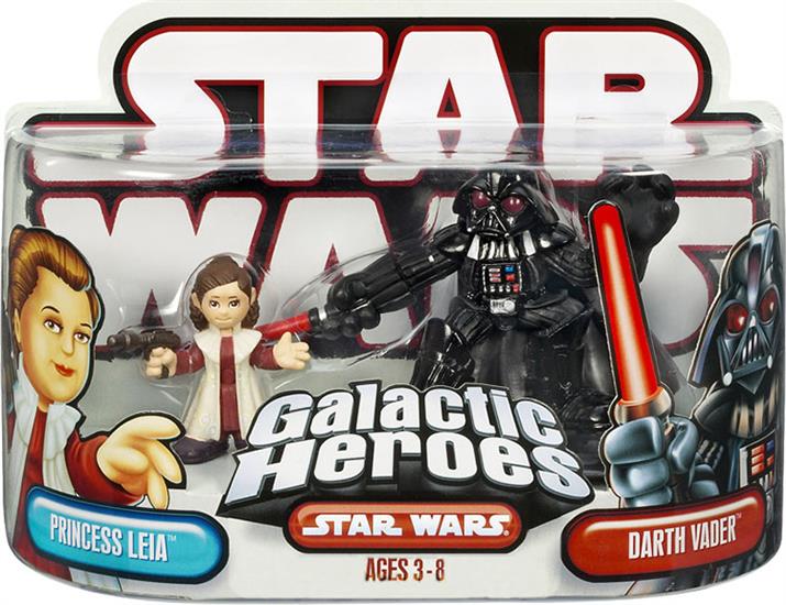 Princess Leia and Darth Vader