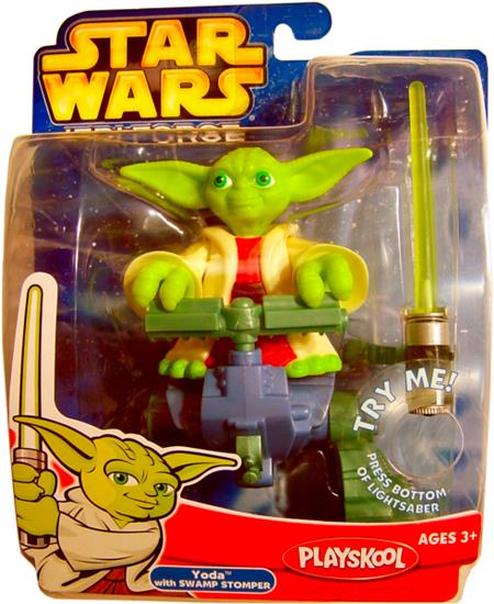 Yoda with Swamp Stomper