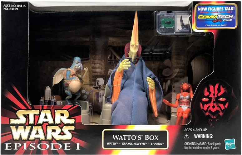 Watto's Box with CommTech chip, white chip