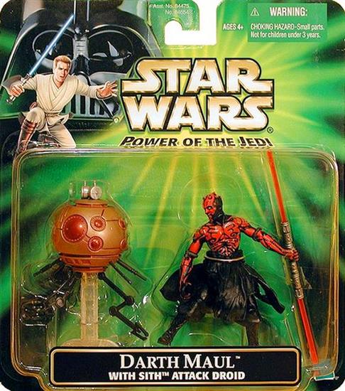 Darth Maul with Sith attack droid 0100