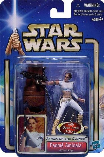 Padme Amidala, Arena Escape (02/02) col. 1, mole on left cheek, tape on gun
