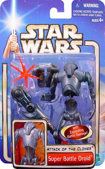 Super Battle Droid (02/06) col. 1, battle damage sticker, glossy figure finish