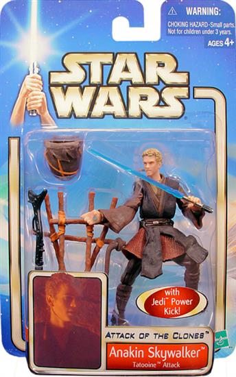 Anakin Skywalker, Tatooine Attack (02/43) col. 1, rifle held by bubble tab