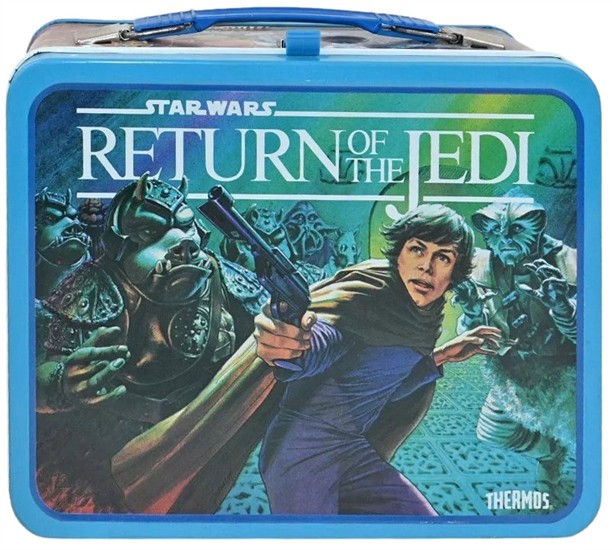 ROTJ: Metal. Jabba's Palace and Space Battle. Thermos with Ewok