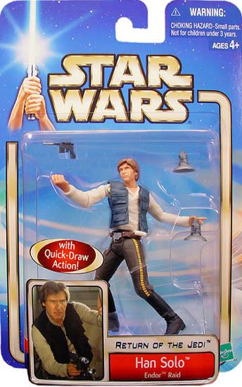 Han Solo, Endor Raid (02/37) col. 1, white action lever