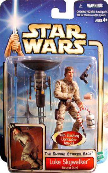 Luke Skywalker, Bespin Duel (02/29) col. 1, bloody hand, magnetic