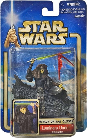 Luminara Unduli, Jedi Master (02/26) col. 2, 'Removable Cloak' listed