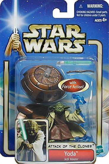 Yoda, Jedi Master (02/23) col. 1, missing 'TM' next to lightsaber