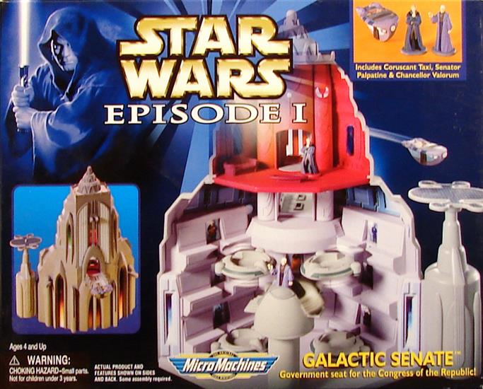 Galactic Senate: Coruscant Taxi, Senator Palpatine, Chancellor Valorum
