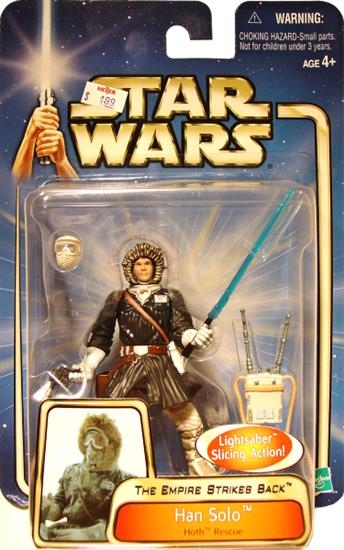 Han Solo, Hoth Rescue (03/ 13), col. 1, blue coat, black-and-silver lightsaber handle