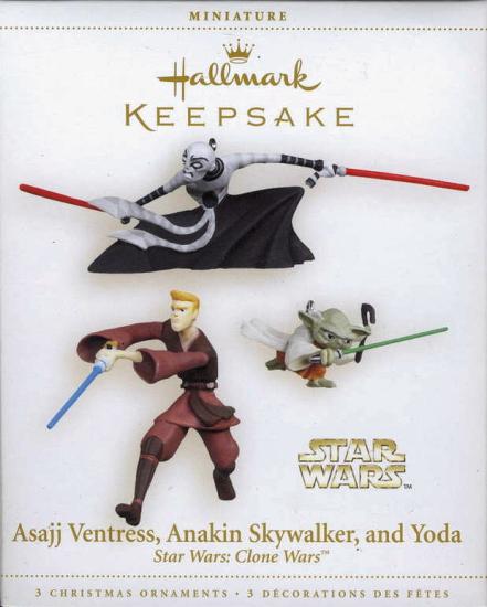 2006 Asajj Ventress, Anakin Skywalker, and Yoda
