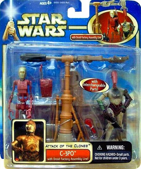 C-3PO with Droid Factory Assembly Line
