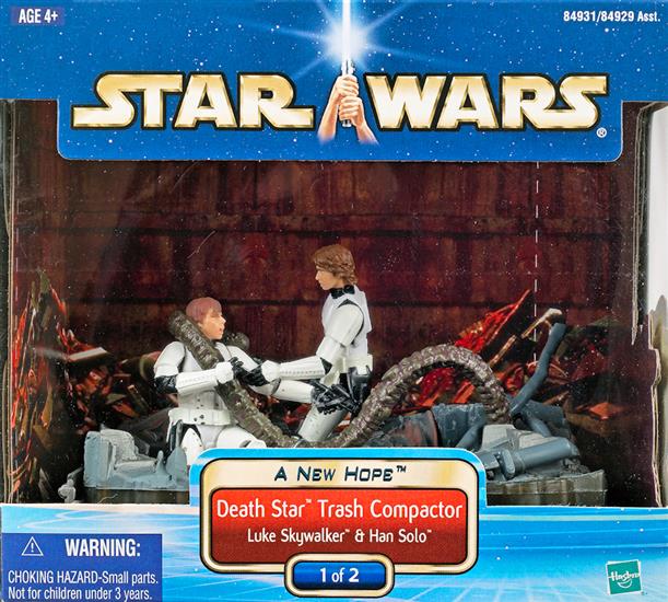 1 of 2 Luke Skywalker and Han Solo