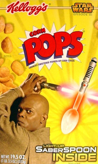 Corn Pops 19.5oz, with free SaberSpoon