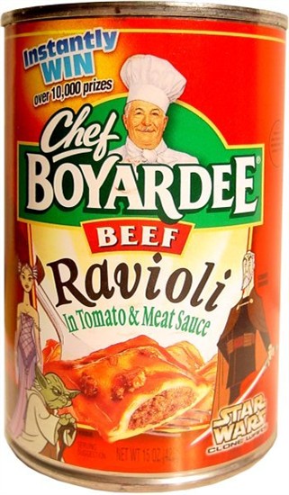 Beef Ravioli. Padme Amidala, Yoda, and Count Dooku. 15oz. Count Dooku