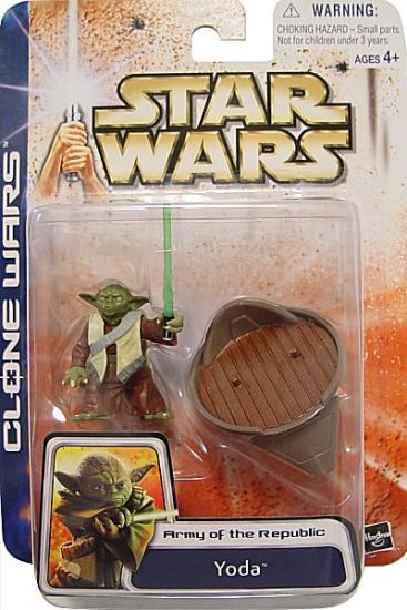 Yoda (03/44), top of saber handle unpainted