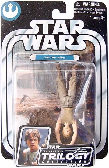 Luke Skywalker, Dagobah handstand packaging