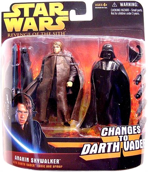 Anakin Skywalker, Changes To Darth Vader, accessories are pack visibly in bubble