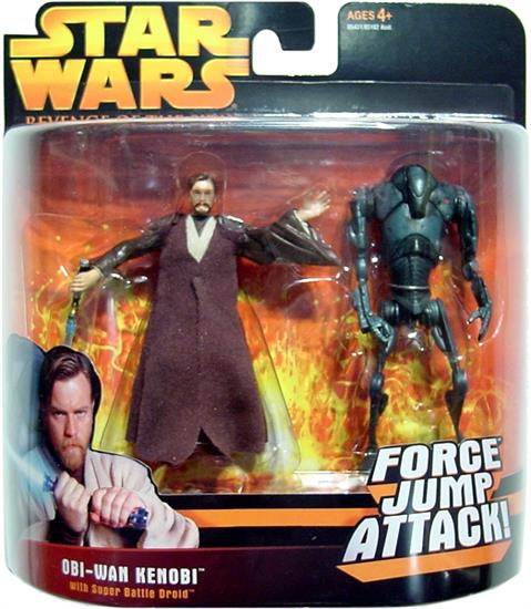 Obi-Wan Kenobi and Super Battle Droid, Force Jump Attack