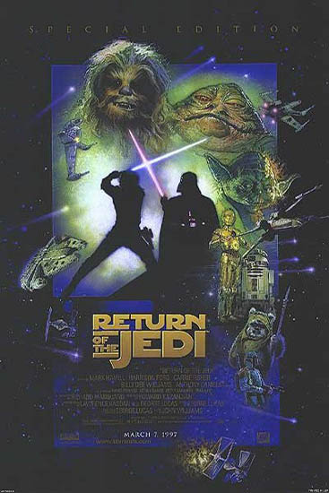 Return of the Jedi 27''x40'', double-sided