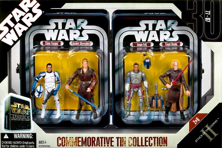 Episode 2: Clone Trooper, Anakin Skywalker, Jango Fett, Count Dooku