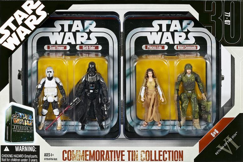 Episode 6: Scout Trooper, Darth Vader, Princess Leia, Rebel Commando