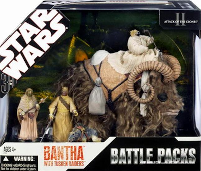 Bantha with Tusken Raiders