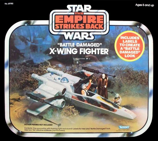 X-Wing Fighter with Battle Damage