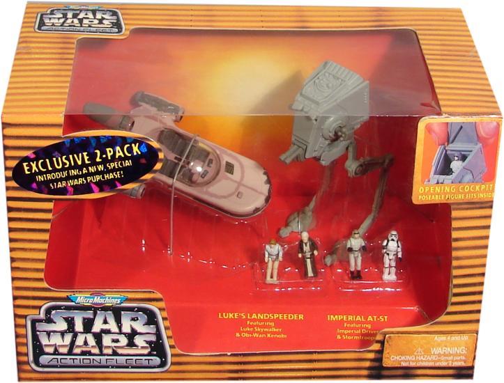 2-Pack: Luke's Landspeeder / AT-ST